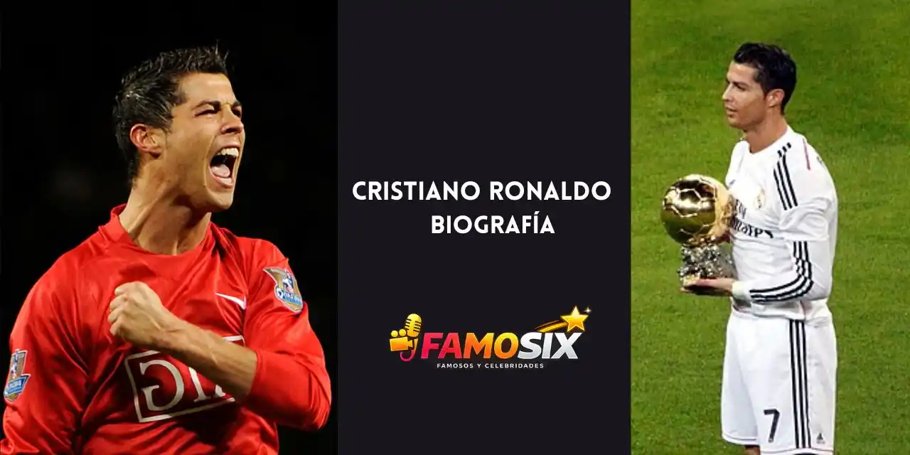 Cristiano Ronaldo, futbolista portugués, celebrando un gol en un partido oficial.