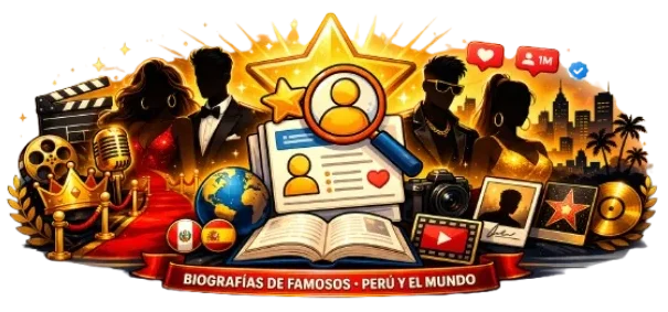 Ilustração de personalidades do Peru e do mundo no Famosix