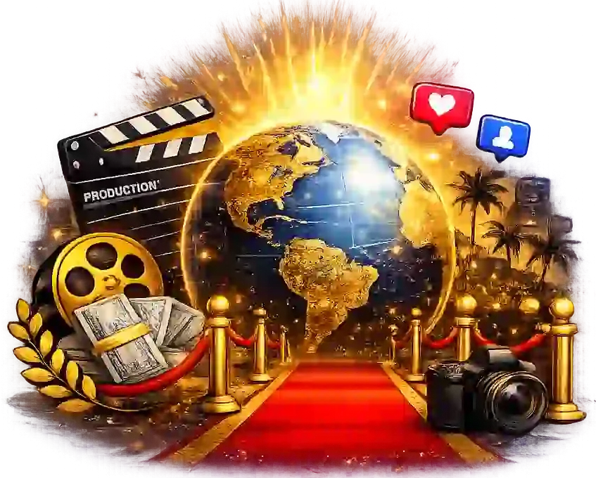Personalidades internacionais do cinema, da música e da cultura pop no Famosix